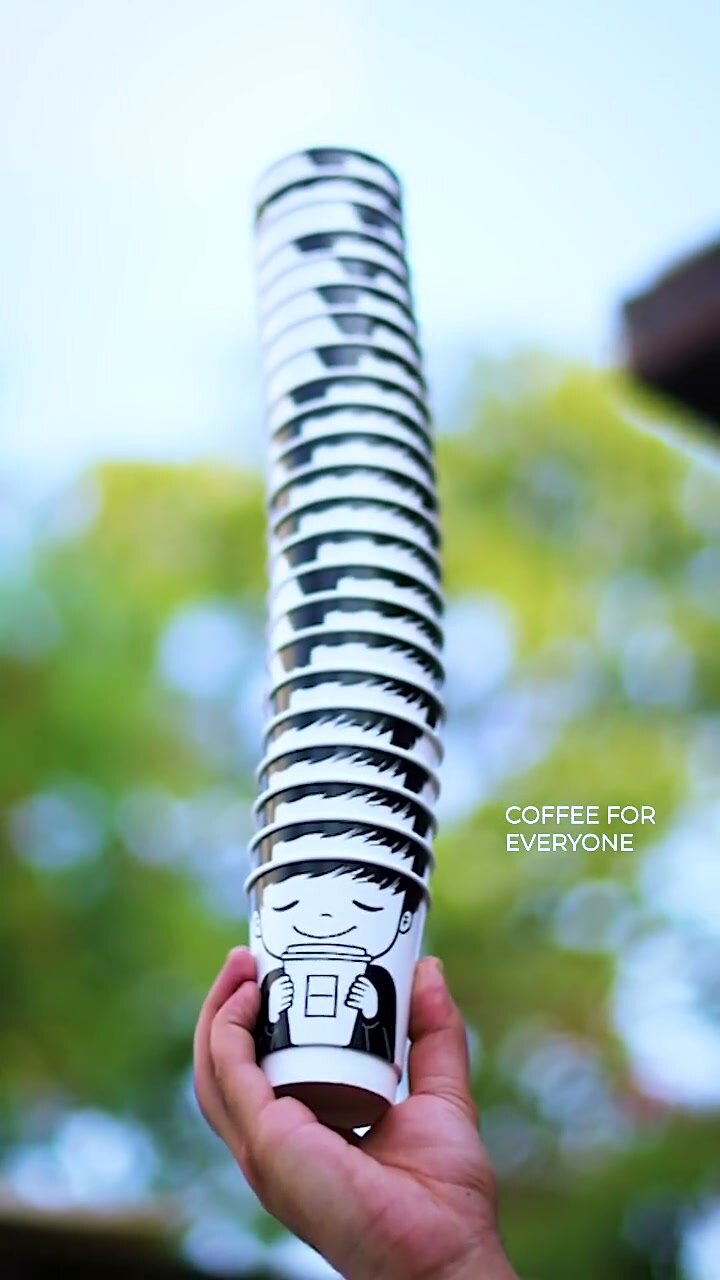 From “one cup” to “this tower”.